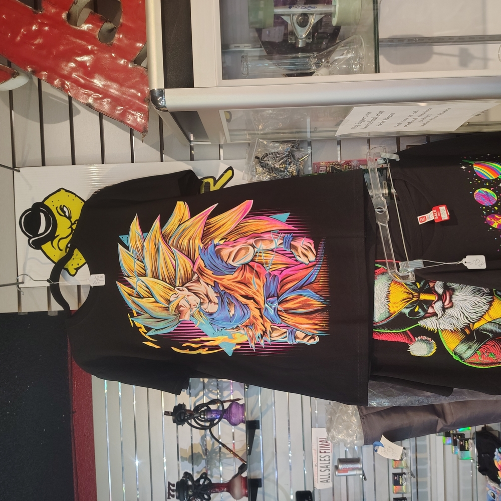Kids Black Graphic T-Shirt